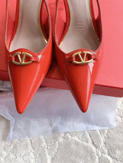 Vlogo Slingback Pump 65MM Shiny Red