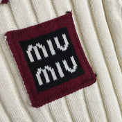 MIUMIU SHORT-SLEEVE KNIT TOP STYLE 294