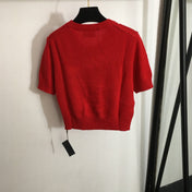 PRADA 25S SHORT-SLEEVE SWEATER 282