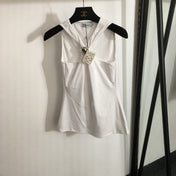 LOEWE 26S HALTER NECK SLEEVELESS TOP 378